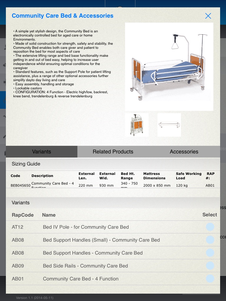 Aidacare eRAP screenshot 3