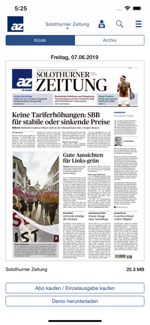 Solothurner Zeitung E-Paper(圖1)-速報App