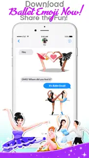How to cancel & delete ballet dancing emoji stickers 3