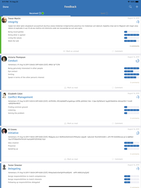 Screenshot #5 pour Evolvo Feedback