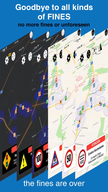 Radars Europe - ES,PT,FR,IT,DE