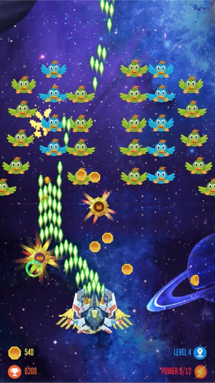 chicken shooter attack space