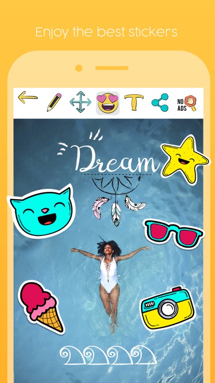 Draw on photos – Add Emojis