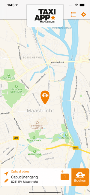 Taxi-App Maastricht