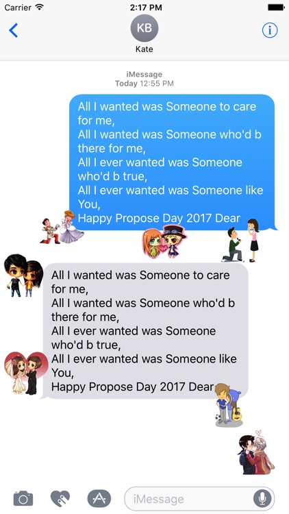 Propose day Sticker