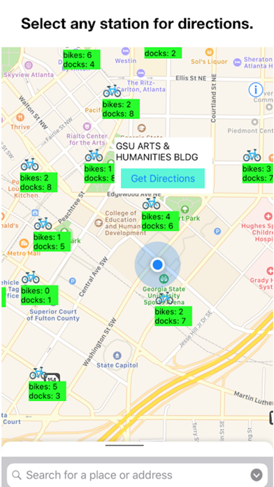 Bike Stations Atlanta screenshot 2