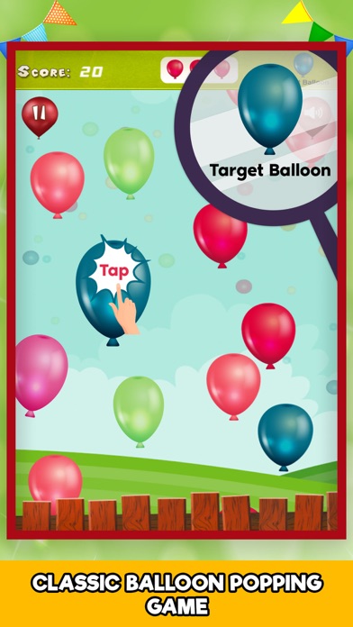 Balloon Popping Learning Games screenshot 2