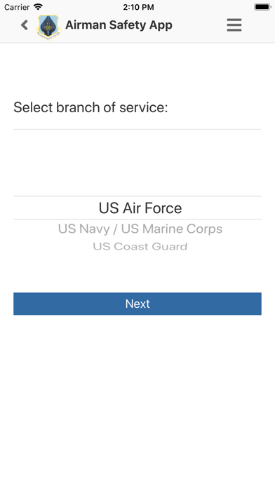Airman Safety App screenshot 2