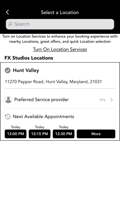 FX Studios Booking screenshot 3