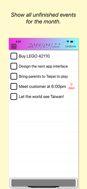 Task notebook(圖3)-速報App