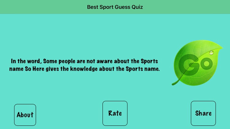 Best Sport Guess Quiz