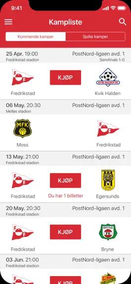 Game screenshot Fredrikstad Fotballklubb apk