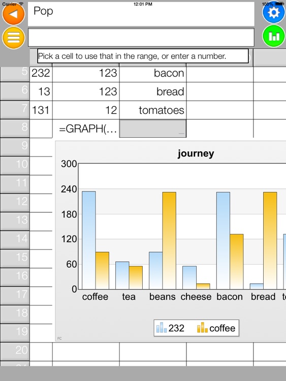 Spreadsheet Pro HD