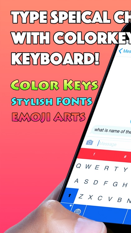 ColorKeys keyboard: Fancy Text