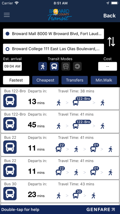 Broward County Transit Mobile screenshot 4