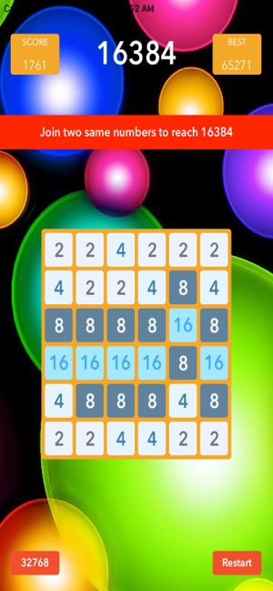 16384 Best 6x6 Puzzle for Geek(圖3)-速報App