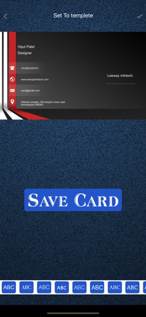 Business Card Maker - Own Card(圖4)-速報App