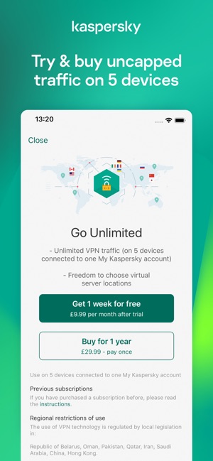 Secure VPN & Proxy – Kaspersky(圖6)-速報App