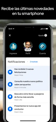 Screenshot 4 Uber Driver - para conductor iphone