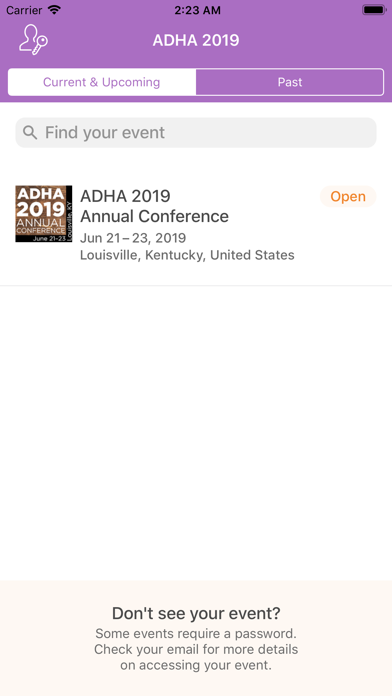 ADHA 2019 screenshot 2