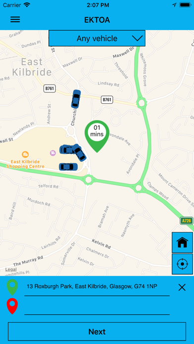 East Kilbride TOA Taxis screenshot 2