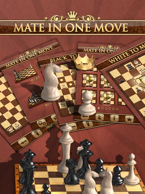 Mate in One Move. Шахматы Пазл на iPad