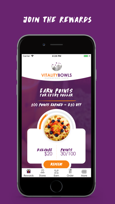 How to cancel & delete Vitality Bowls Superfood Café from iphone & ipad 1