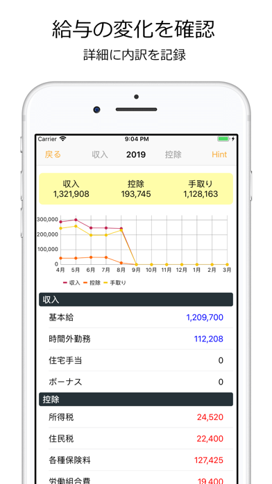 給与管理アプリ Iphoneアプリ Applion