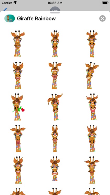 Giraffe Rainbow