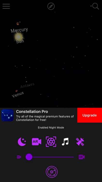 Starry Night Sky Constellation