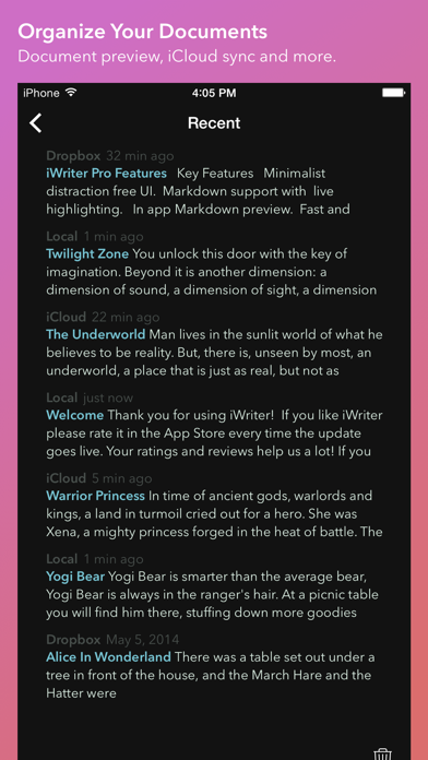 iWriter Pro Screenshot 5