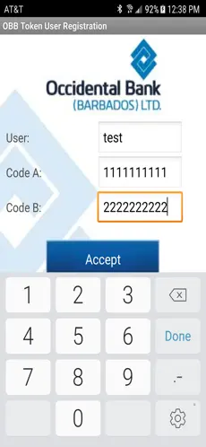 Captura 2 OBB Token iphone