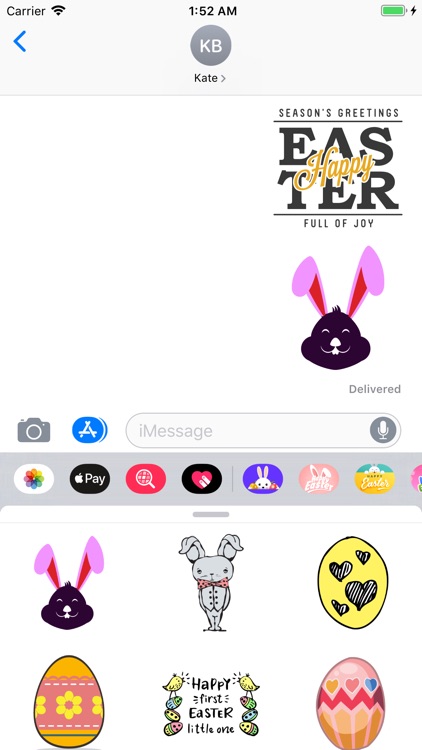 Happy Easter Countdown Sticker