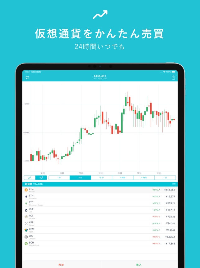ビットコイン リップル 仮想通貨へ投資 Coincheck Screenshot