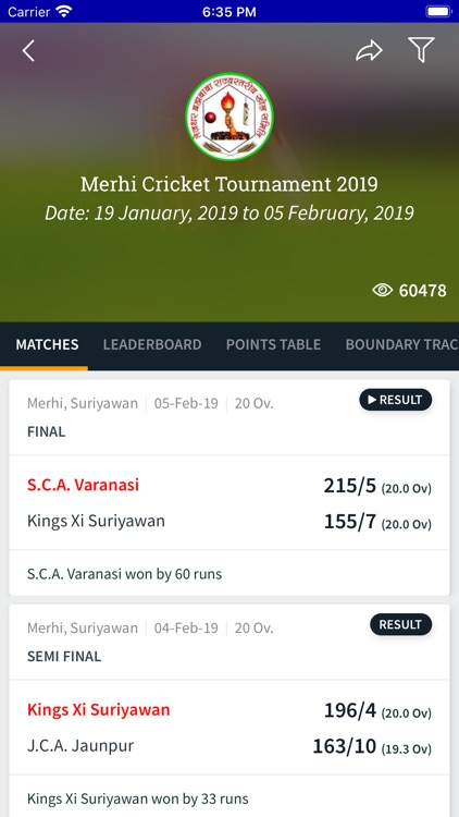 Merhi Cricket Tournament screenshot-4