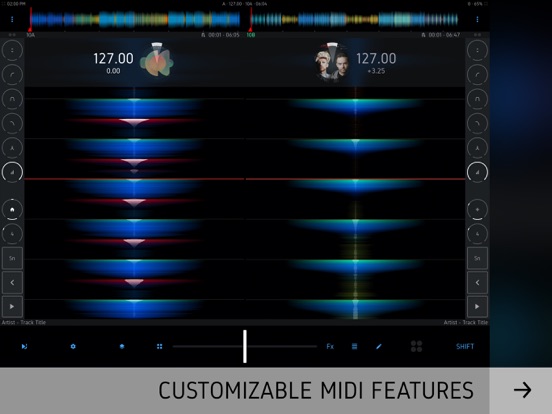 DJ Player Professional : pro DJ app to mix your music and record your mixes screenshot