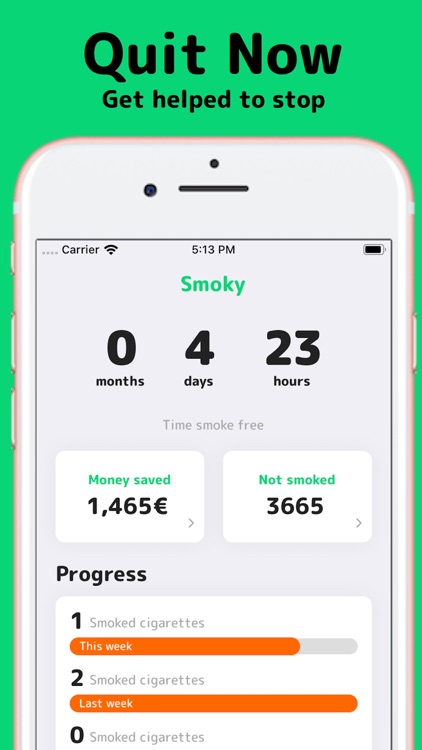 Smoky Help: Stop Smoking now