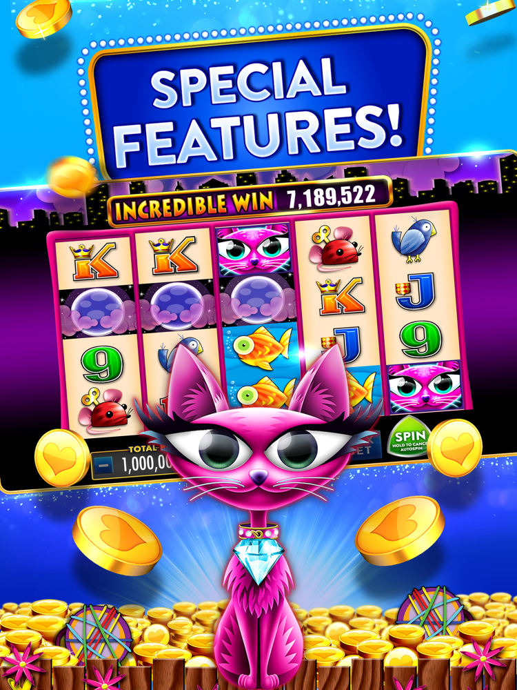 vegas slots casino heart ipad iphone app