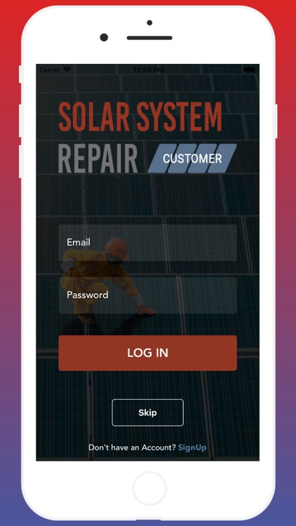 Solar System Repair Customer