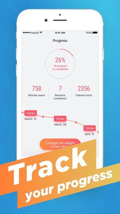 KeepFit - Home Workouts screenshot-4