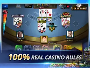 Imágen 1 Blackjack 21-World Tournament iphone