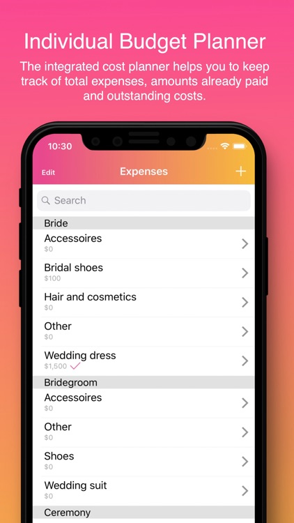 Wedding Planner for Brides screenshot-4