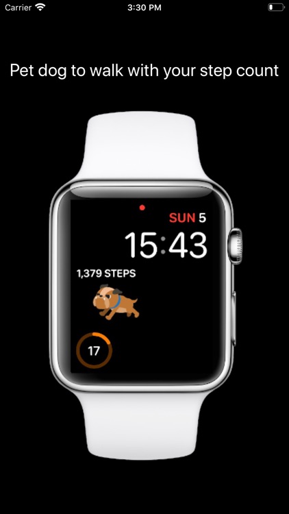 StepDog - Steps on watch face