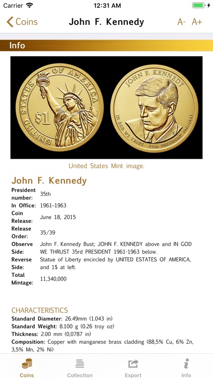 1$ Coin Programs