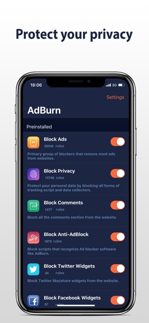 AdBurn - Adblock block ads(圖2)-速報App