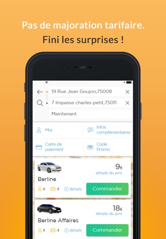 Allocab VTC et Taxi Moto screenshot 3