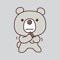 This is a little naughty bear, sometimes he has a good side, but if you anger him, the consequences are serious ^ _ ^