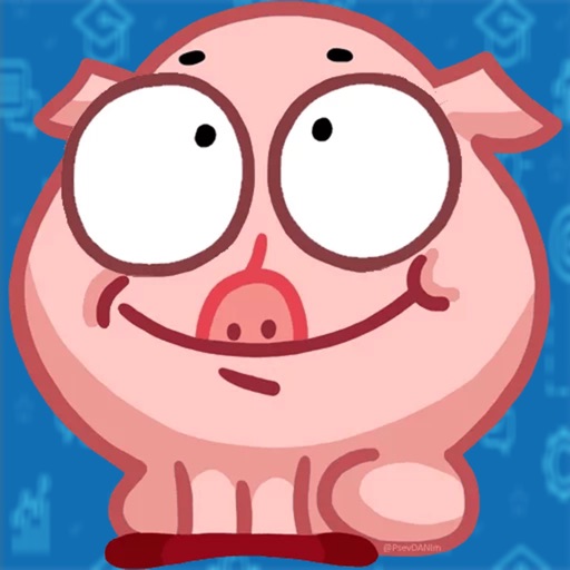 Cute Pig Stickers HD