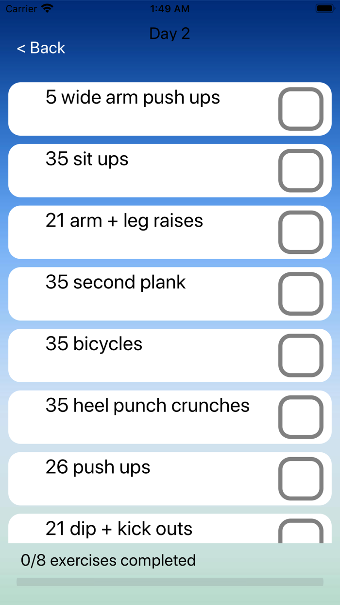 30 Day Upper Body Plan