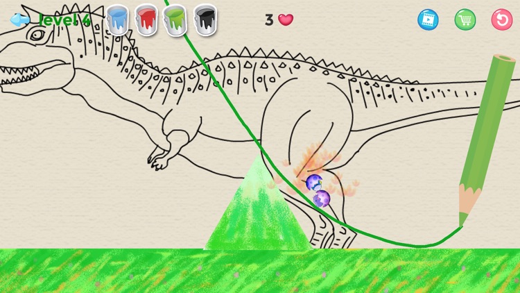 Dino line Draw - Drawing Game screenshot-6